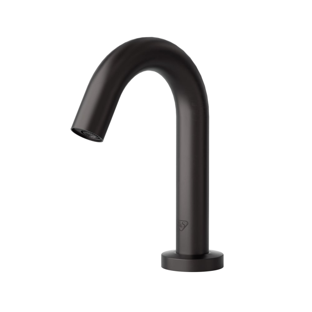 064-ECW3150MB WaveCrest Deck Mount Electronic Faucet - Single Hole, Gooseneck Spout, Battery Oper...