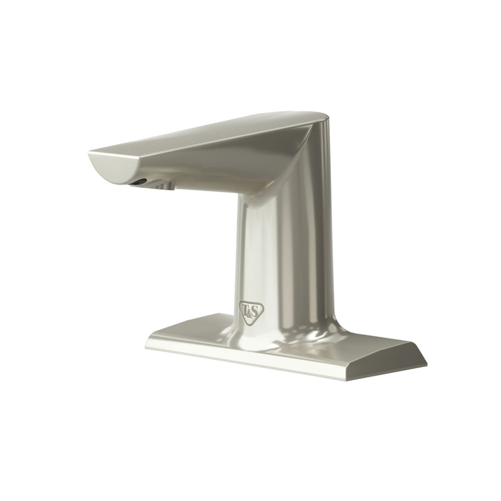064-ECW3153BN WaveCrest Deck Mount Electronic Faucet - 4" Centerset, Fixed Spout, Battery Op...
