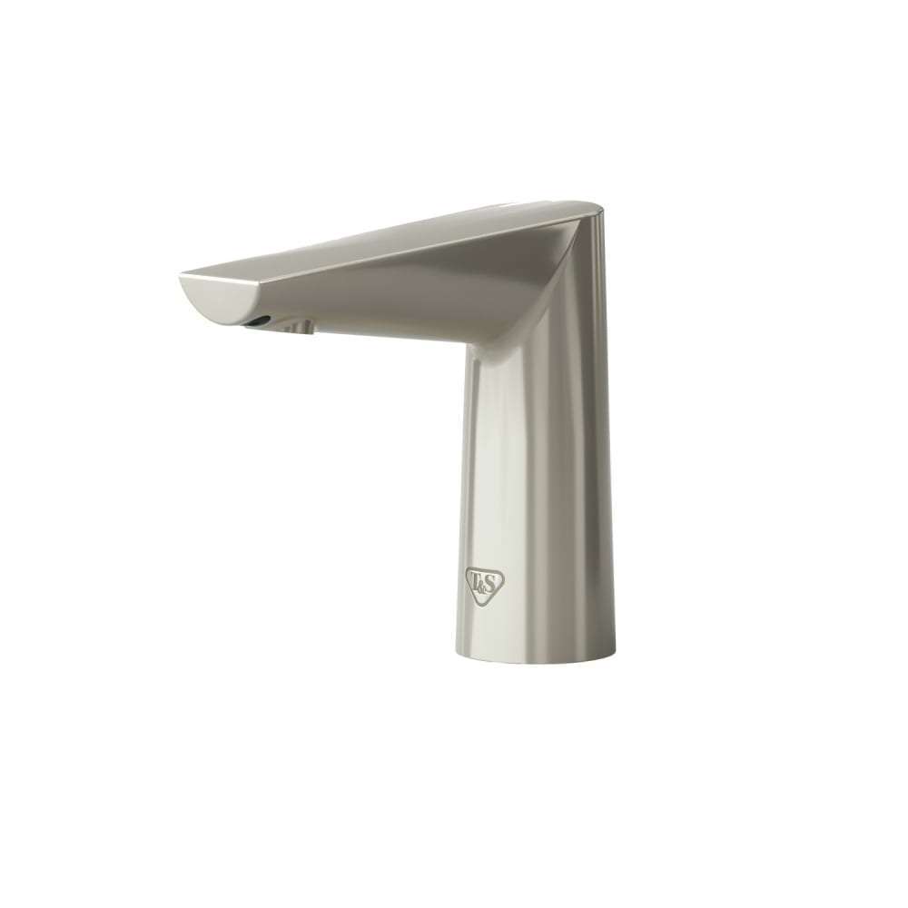 064-ECW3162BN WaveCrest Deck Mount Electronic Faucet - Single Hole, Fixed Spout, Battery Operated...