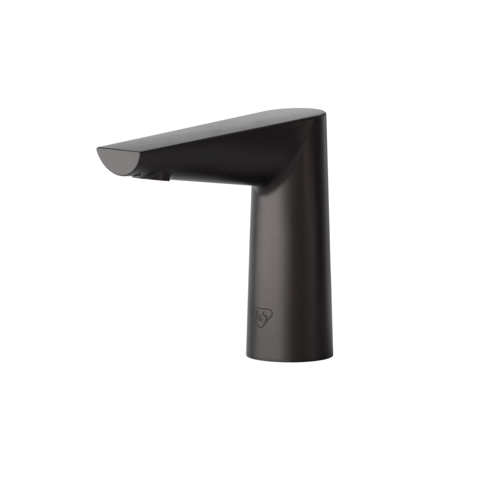 064-ECW3162MB WaveCrest Deck Mount Electronic Faucet - Single Hole, Fixed Spout, Battery Operated...