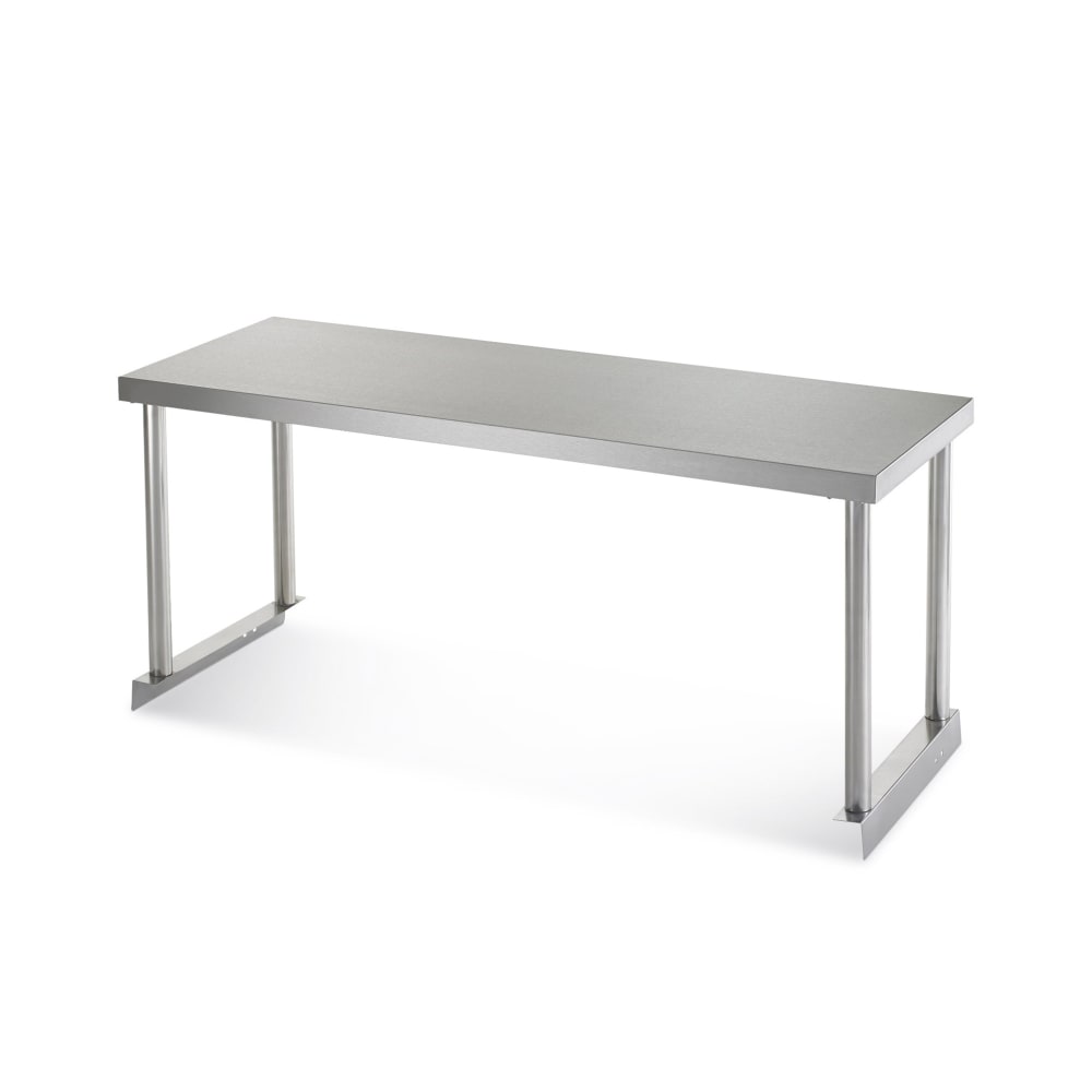 150-64903K 60"L Table Mount Shelf - 1 Deck, Side Mount, 18"W, Stainless