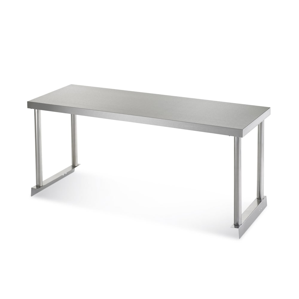 150-64902K Single Table Mount Overshelf, 22 ga Stainless, 18" x 48"