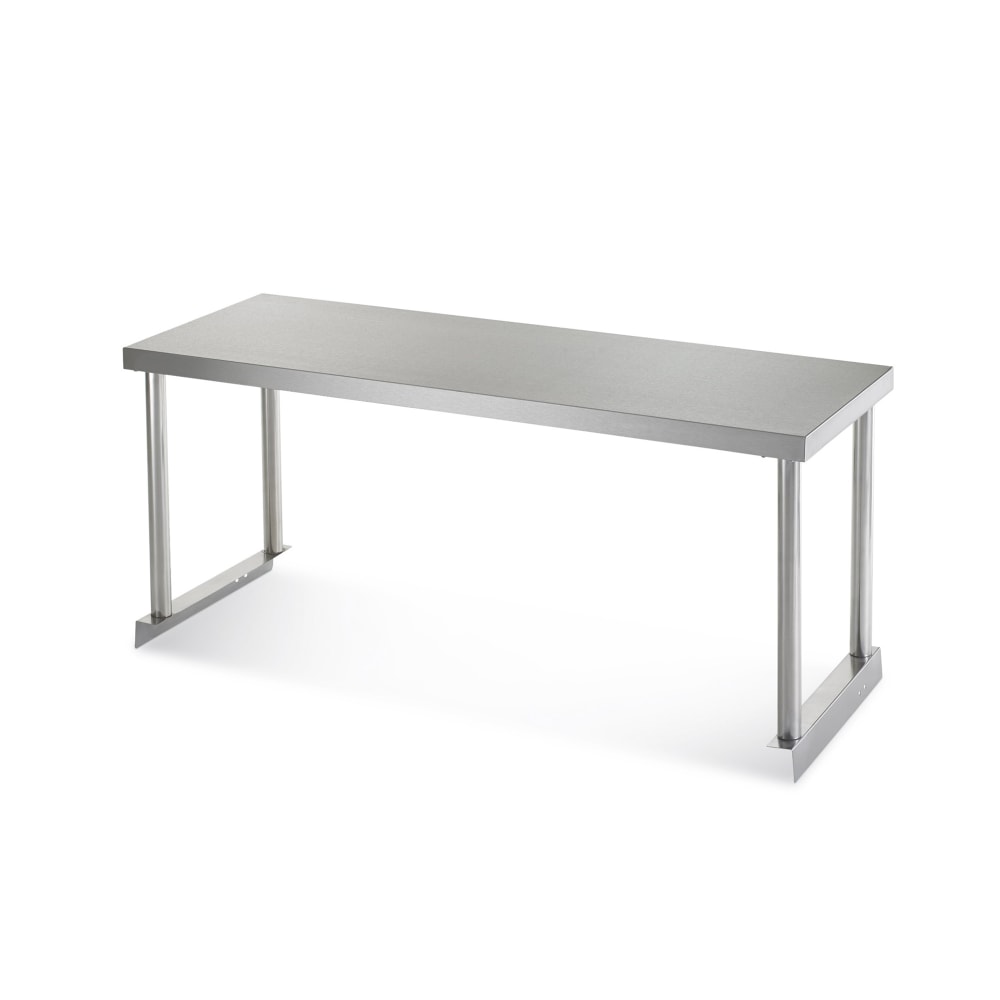 150-64904K Single Table Mount Overshelf, 22 ga Stainless, 18" x 72"
