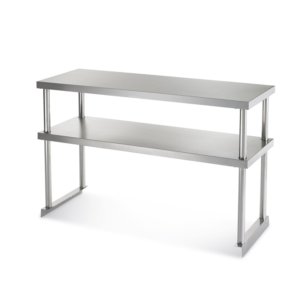 150-64913K Double Table Mount Overshelf, 22 ga Stainless, 18" x 48"