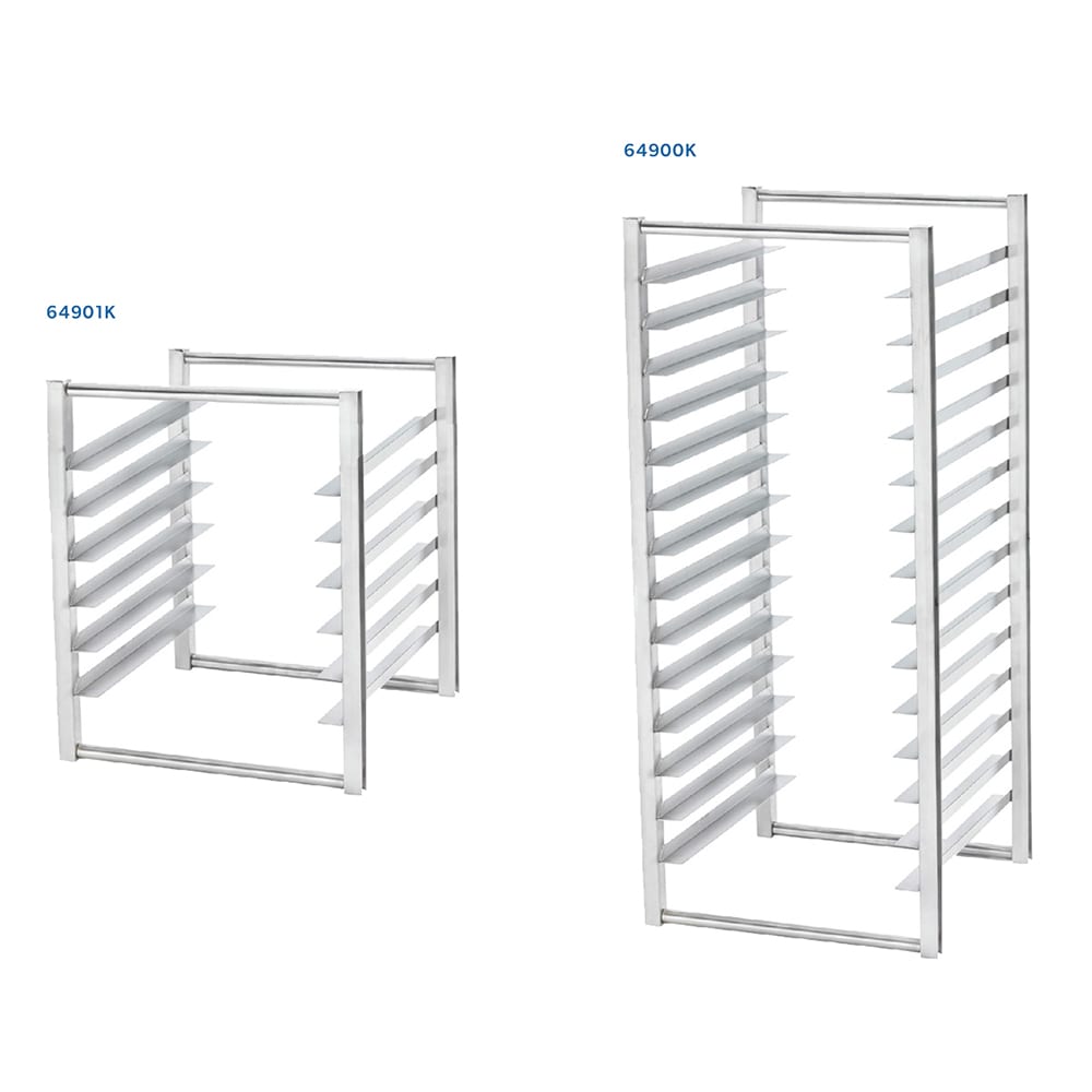 150-64901K 21"W 6 Sheet Pan Rack w/ 3" Bottom Load Slides