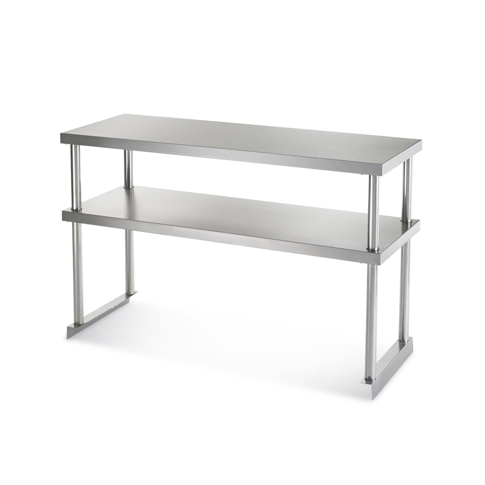 150-64908K Double Table Mount Overshelf, 22 ga Stainless, 18" x 72"