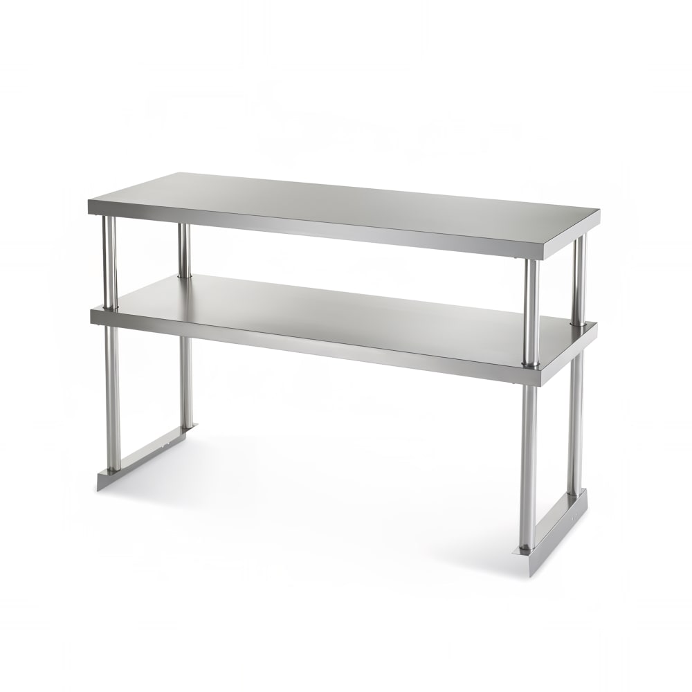 150-64915K Double Table Mount Overshelf, 22 ga Stainless, 18" x 94"