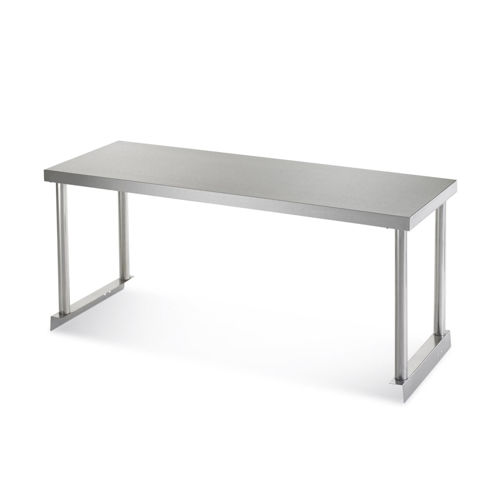 150-64909K Single Table Mount Overshelf, 22 ga Stainless, 18" x 48"