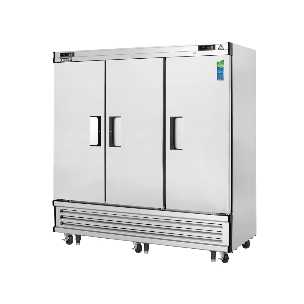 Everest Refrigeration EBRF3 74 3/4" Three Section Commercial Combo
