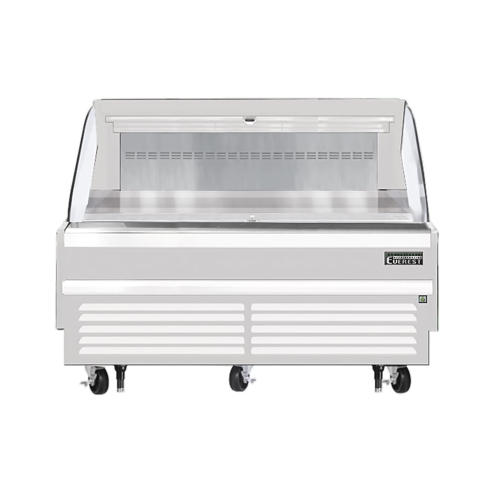 545-EOMH72W35S 73 1/4" Horizontal Open Air Cooler w/ (1) Levels, White, 115v