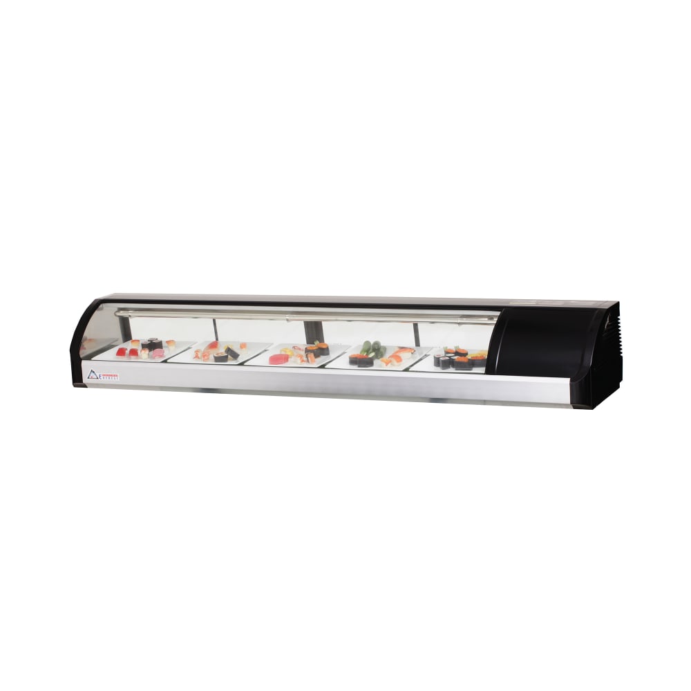545-ESC71R 71" Sushi Case w/ (4) Doors - Right Compressor, 115v