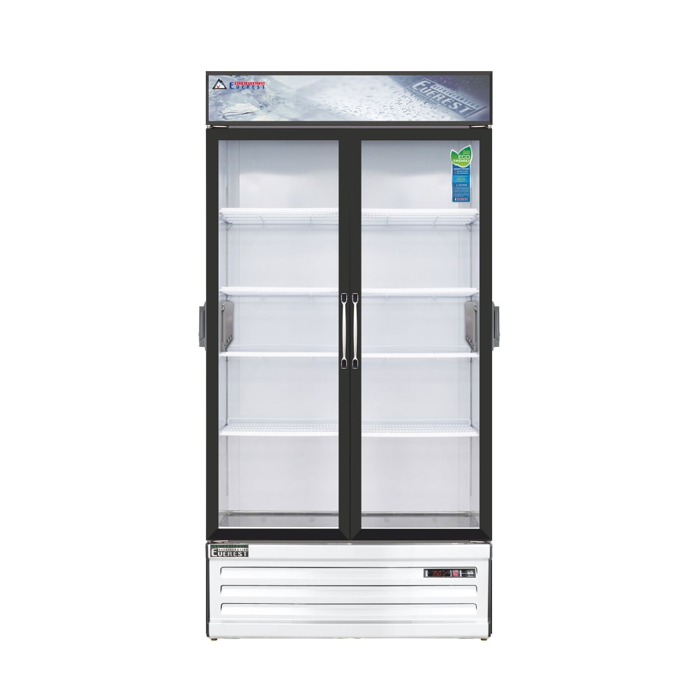 Everest Refrigeration EMSGR33C 39 3/8" Two Section Chromatography Refrigerator - White, 115v