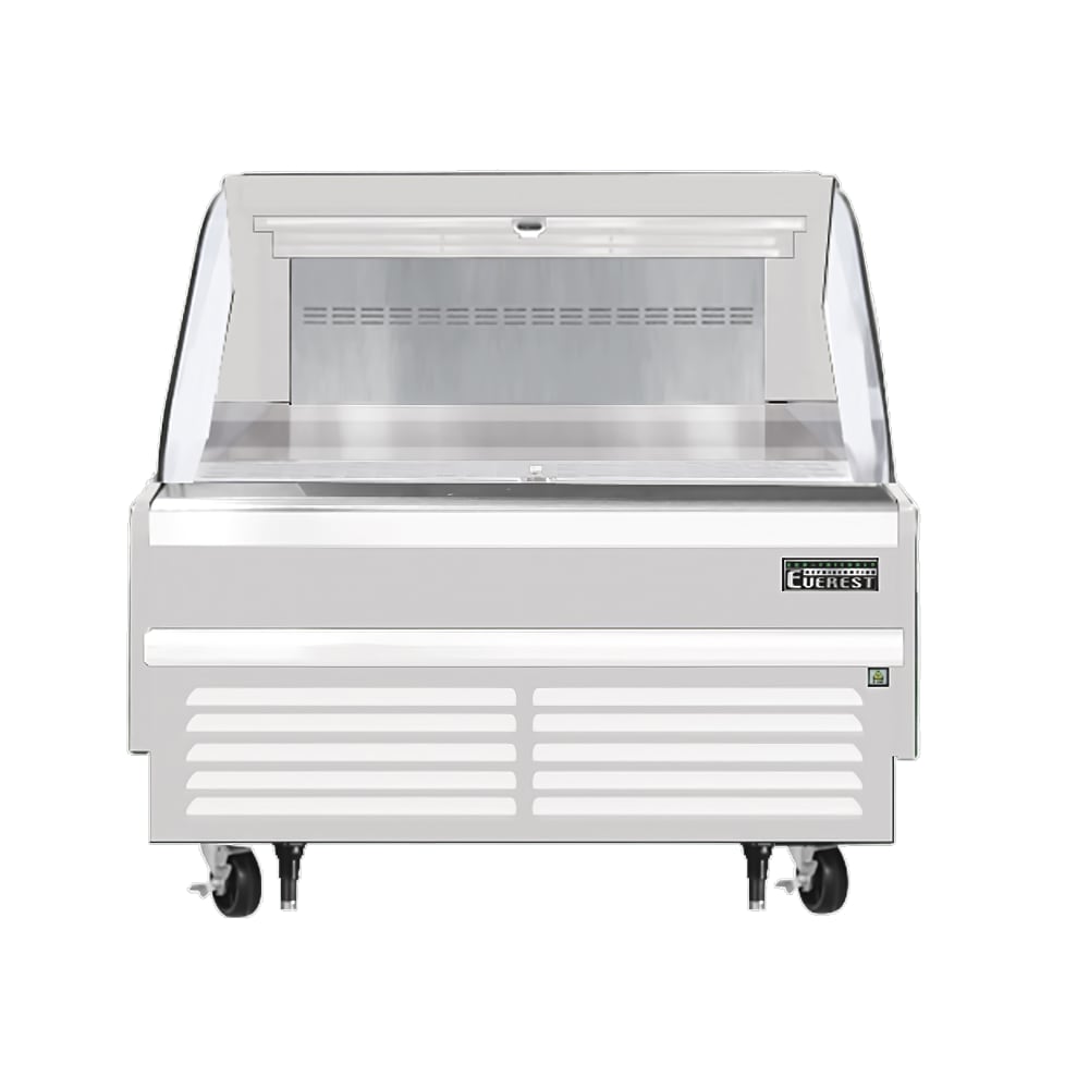 545-EOMH48W35S 48" Horizontal Open Air Cooler w/ (1) Levels, White, 115v