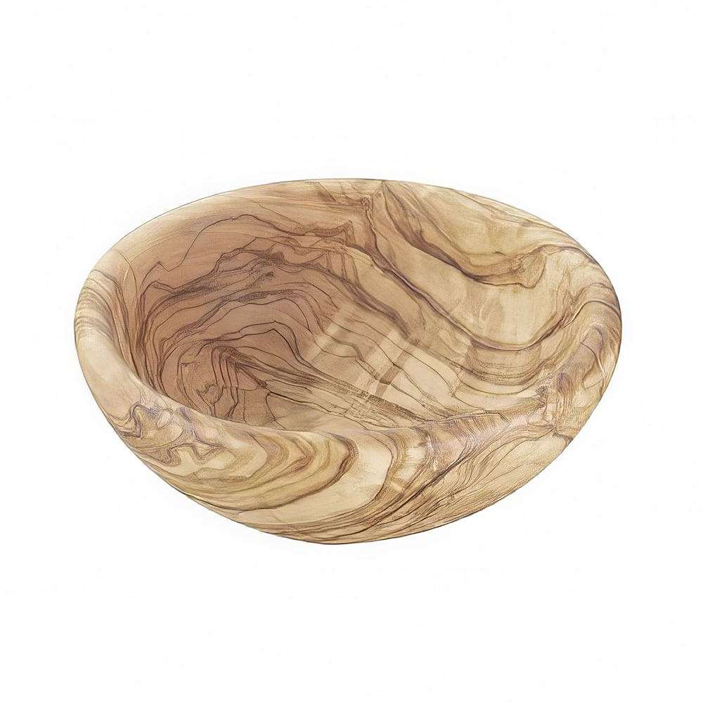 634-APS01012 16 oz Round Bowl - Olive Wood