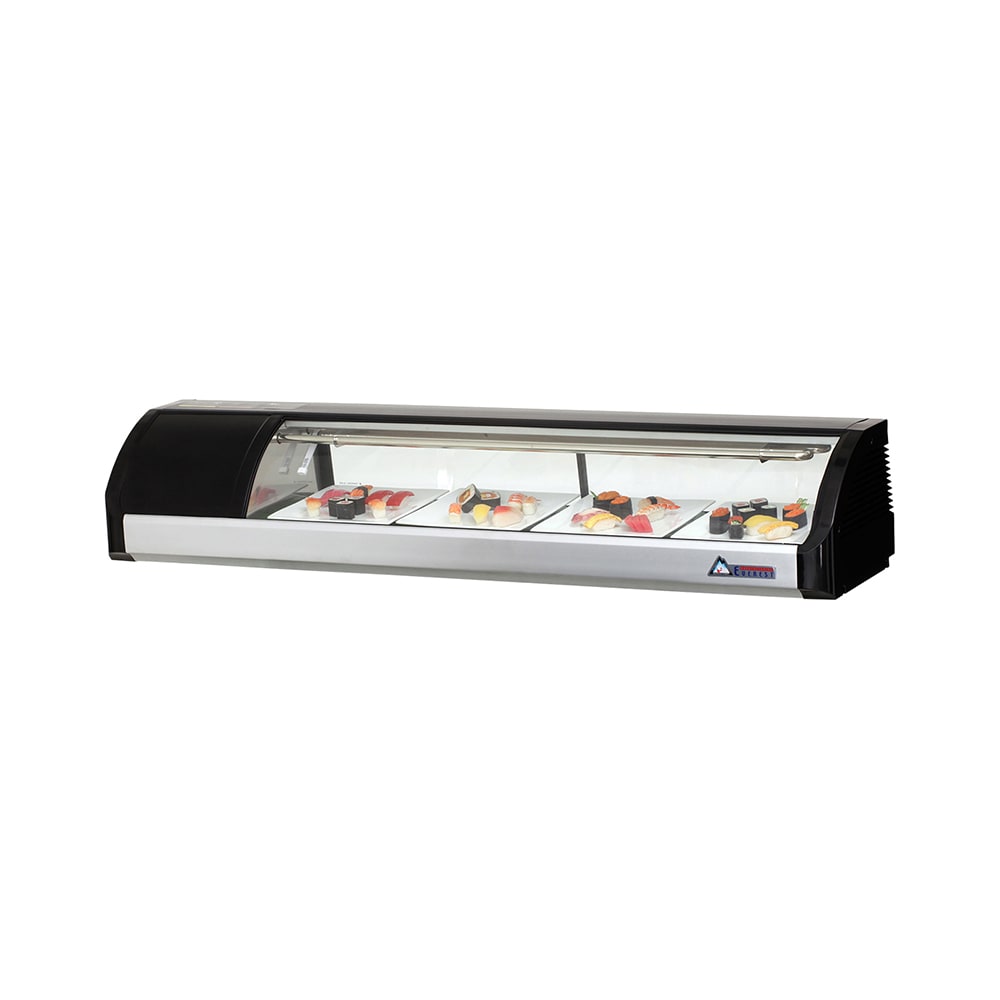 545-ESC59L 59" Sushi Case w/ (2) Doors - Left Compressor, 115v