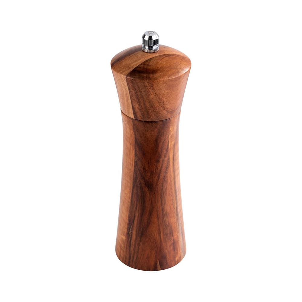 634-APS40417 6 3/4"H Pepper Mill - German Beachwood, Brown