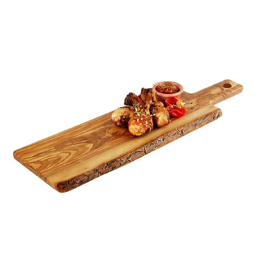 634-APS00873 Rectangular Serving Board - 20 1/8" x 5 7/8", Olive Wood