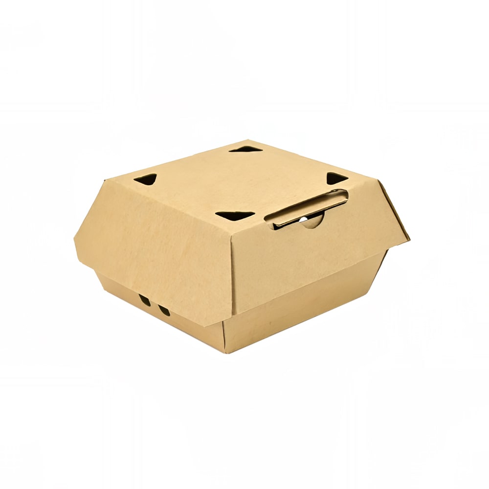 909-RFVSNKM #ReadyFresh® Vented Hot Snack Container - 5 1/2" x 5" x 2 13/16", Kraf...
