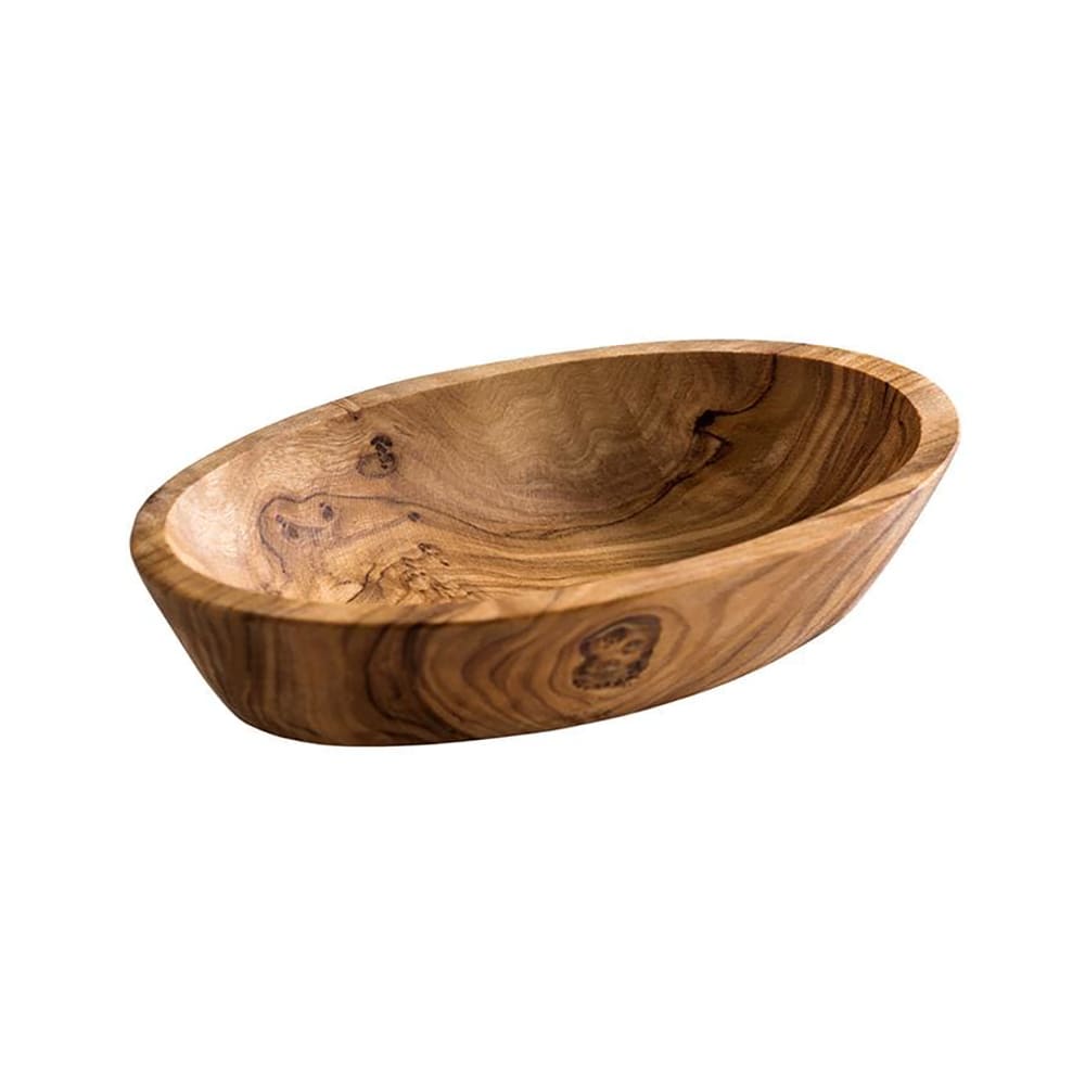634-APS00843 1 1/2 oz Oval Bowl - Olive Wood