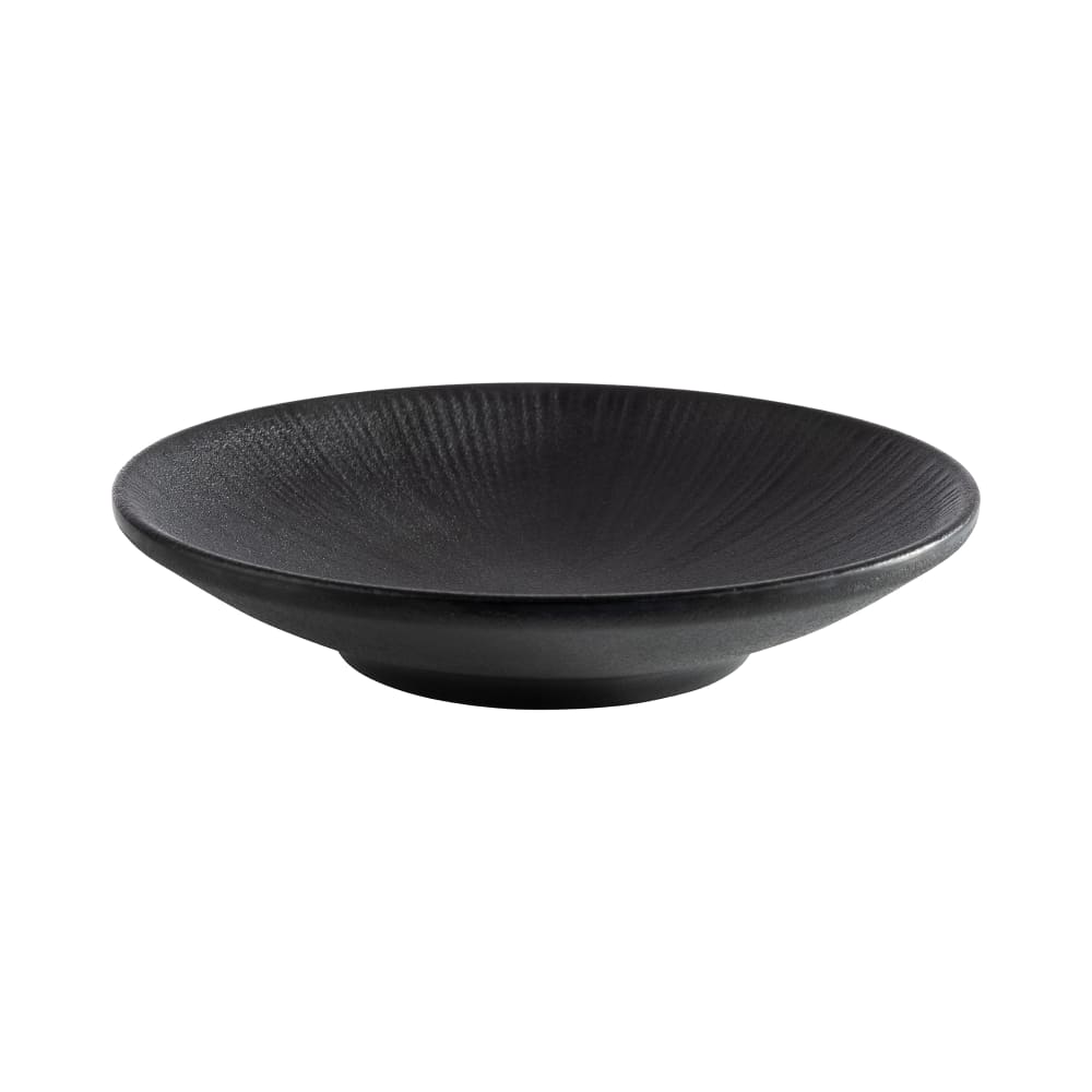 634-APS85073 6" Round Melamine Dinner Plate, Black