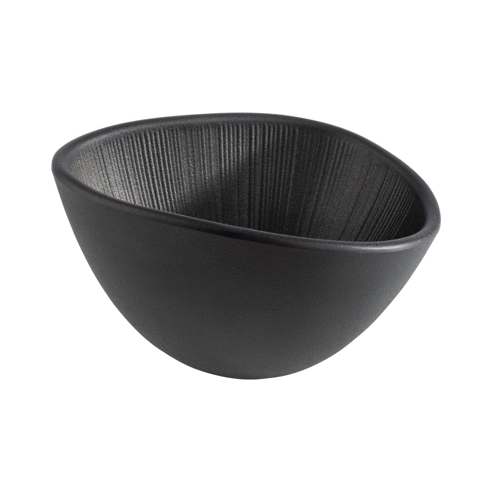 634-APS85092 10 oz Oblong Melamine Bowl, Black
