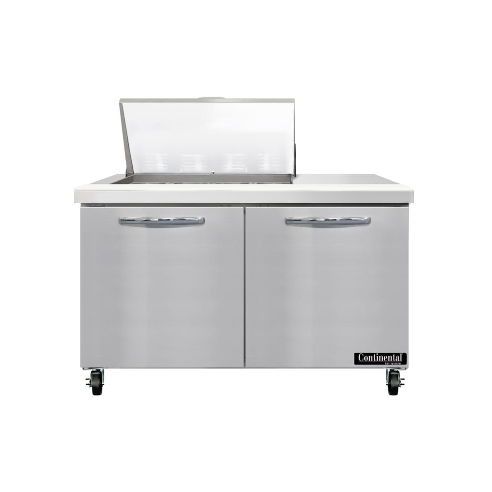 160-SW48N12M 48" Sandwich/Salad Prep Table w/ Refrigerated Base, 115v