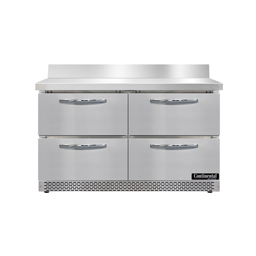 160-SW48NBSFBD 48" Worktop Refrigerator w/ (2) Sections, 115v