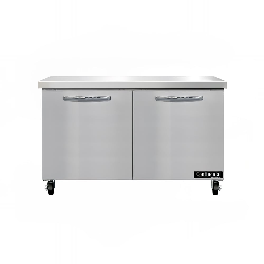 160-SWF48N 48" W Worktop Freezer w/ (2) Sections & (2) Doors, 115v