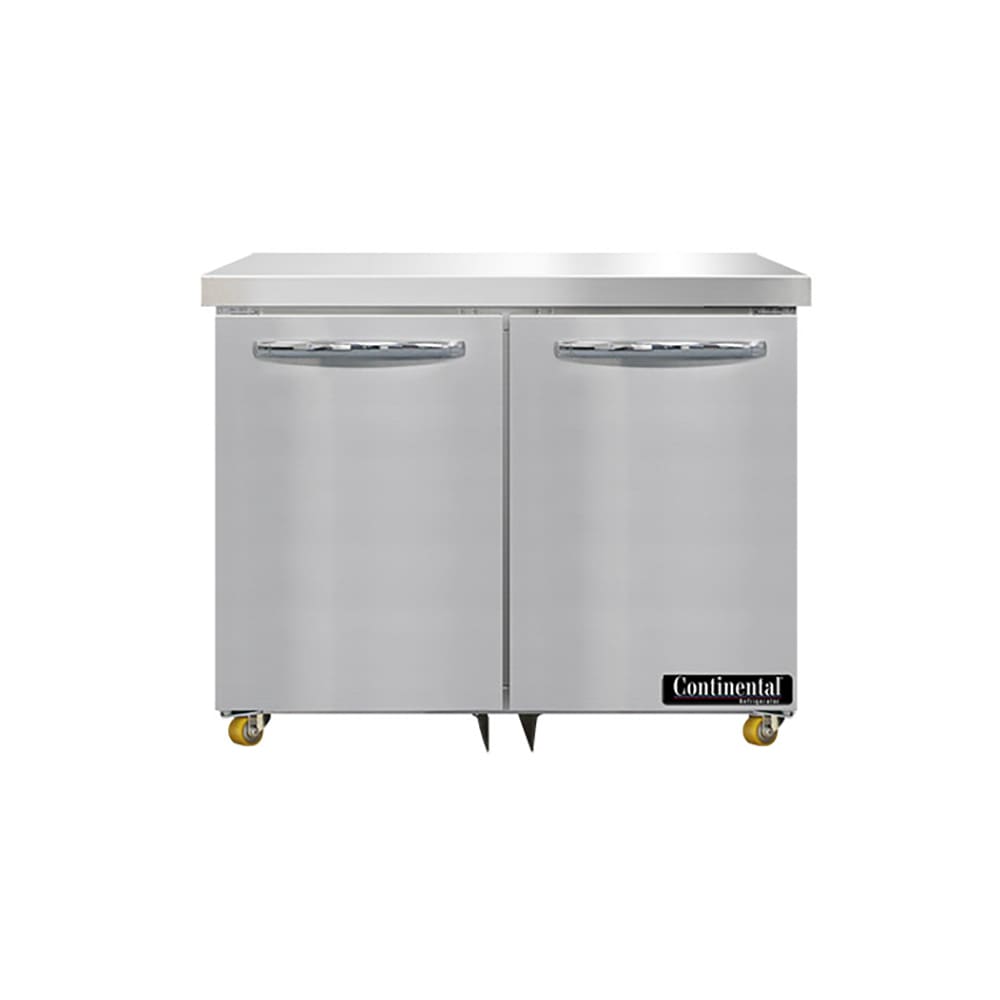 160-SW36NU 36" W Undercounter Refrigerator w/ (2) Sections & (2) Doors, 115v