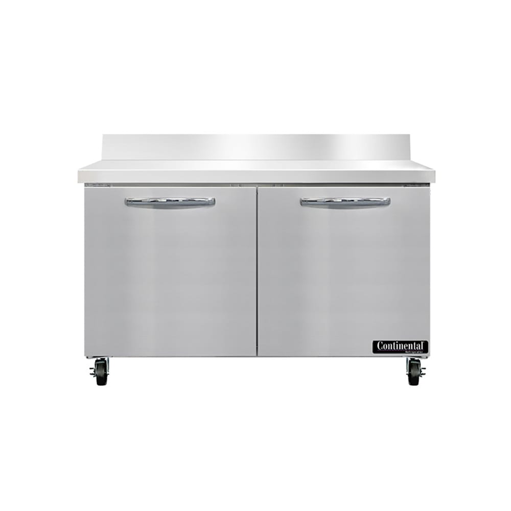 160-SW48NBS 48" Worktop Refrigerator w/ (2) Sections, 115v