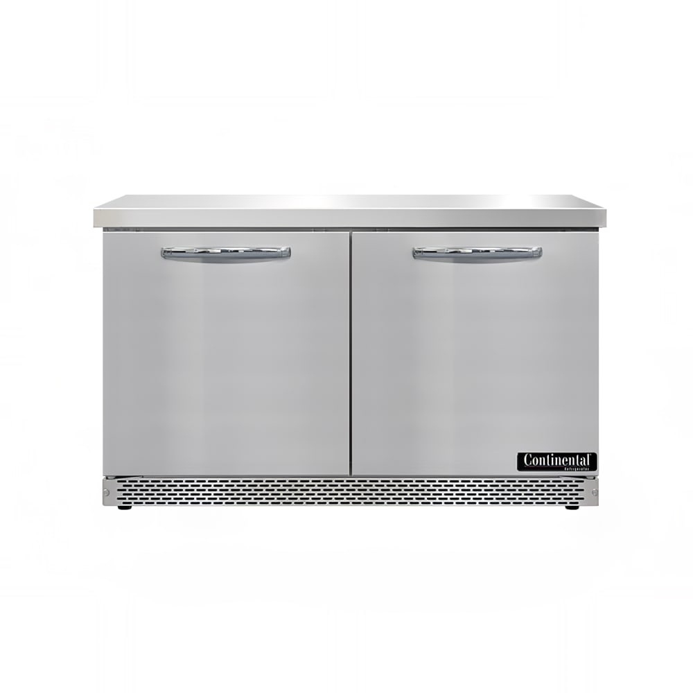 160-SW48NFB 48" Worktop Refrigerator w/ (2) Sections, 115v