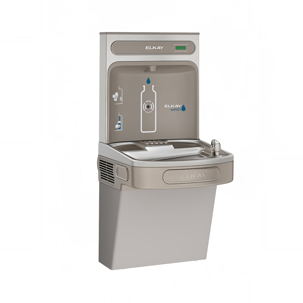 189-EZSDWSVRLK Wall Mount Drinking Fountain w/ Bottle Filler - Non Filtered, Non Refrigerated, Li...