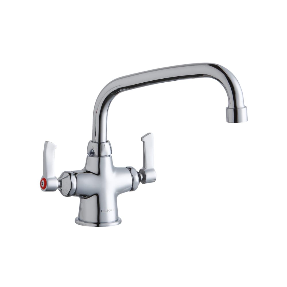 189-LK500AT08L2 Deck Mount Double Pantry Faucet w/ 8" Swing Spout & 2" Lever Handle...