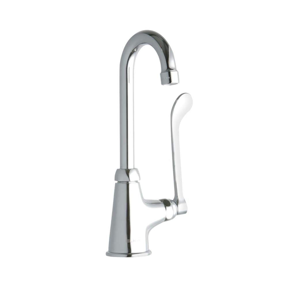 189-LK535GN04T6 Deck Mount Pantry Faucet w/ 4" Gooseneck Swing Spout & 6" Wrist Bla...