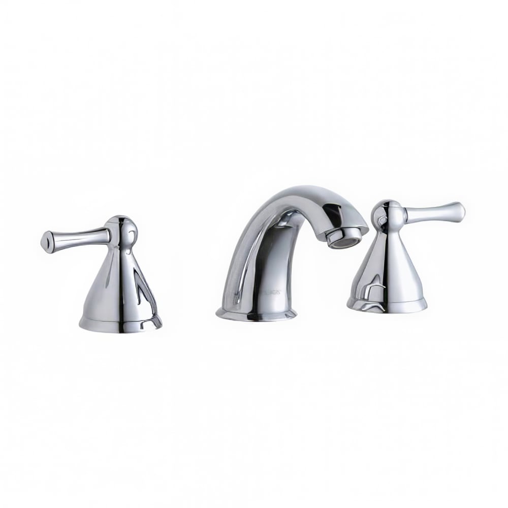 189-LK804F Deck Mount Lavatory Faucet w/ 5 3/8" Spout & Lever Handles - 8" Centers,...