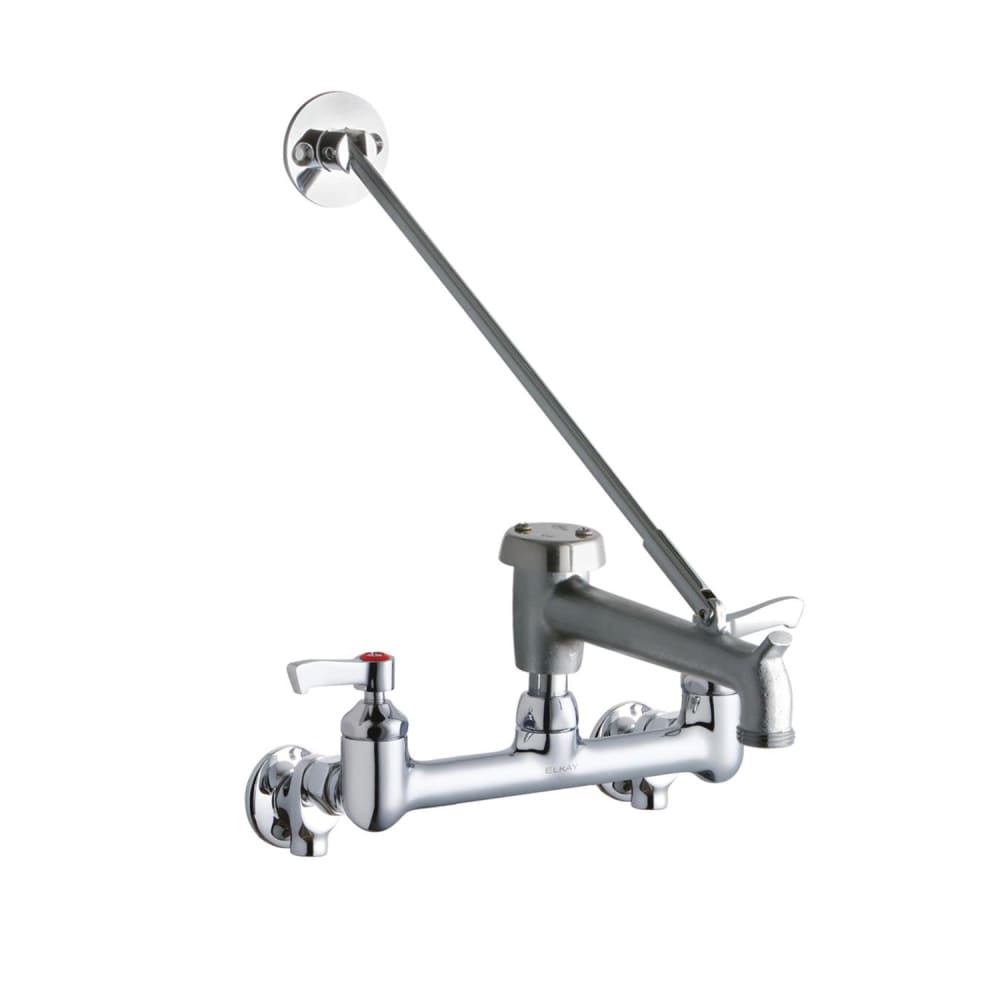 189-LK940BR07L2S Splash Mount Faucet w/ 7" Rough Bucket Hook Spout & 2" Wrist Blade...