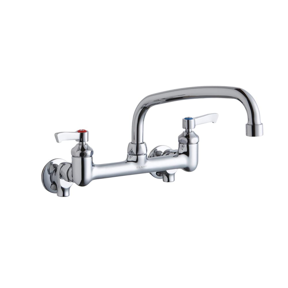 189-LK940AT10L2S Splash Mount Faucet w/ 10" Arched Swing Spout & 2" Lever Handles -...