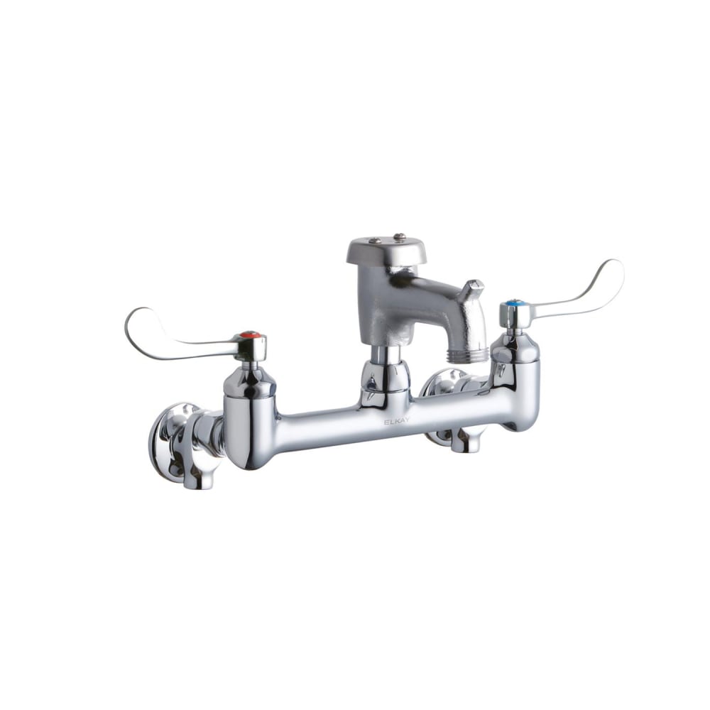 189-LK940BR03T4S Splash Mount Faucet w/ 3" Rough Bucket Hook Spout & 4" Wrist Blade...