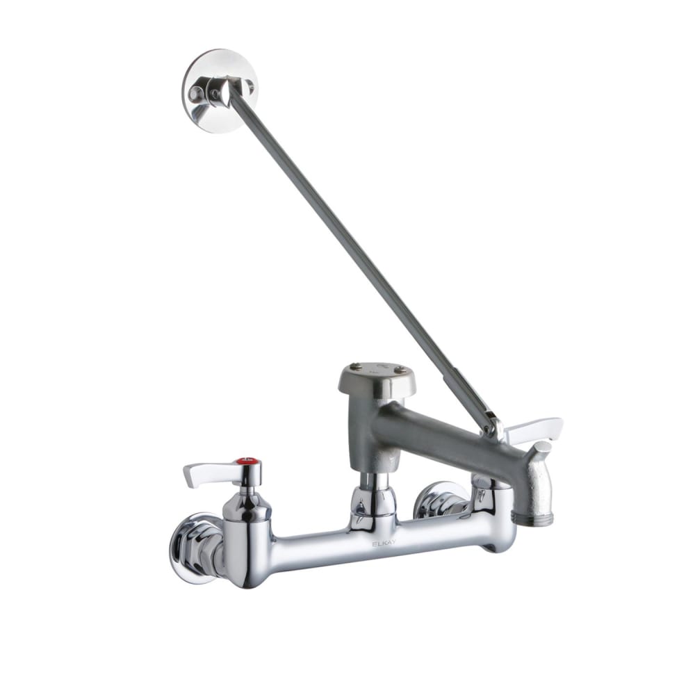 189-LK940BR07L2H Splash Mount Faucet w/ 7" Rough Bucket Hook Spout & 2" Wrist Blade...