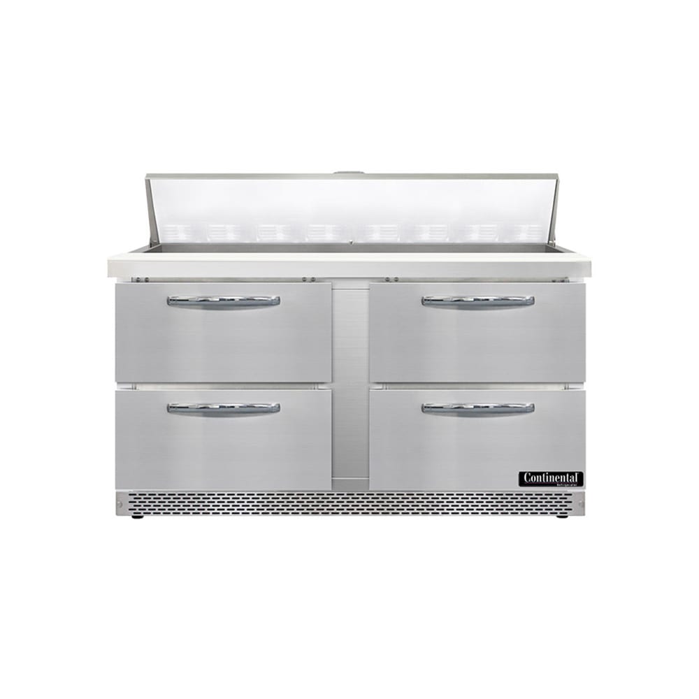 160-SW60N16FBD 60" Sandwich/Salad Prep Table w/ Refrigerated Base, 115v