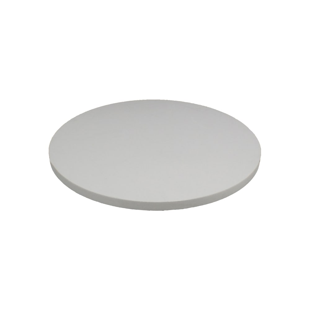Art Marble Q41330RD 30" Round Quartz Table Top, Winter White