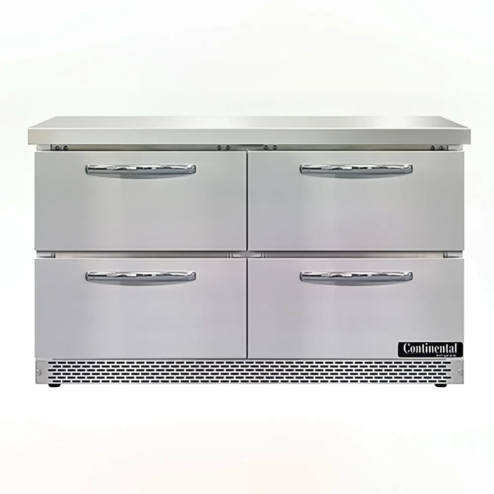160-SW48NFBD 48" Worktop Refrigerator w/ (2) Sections, 115v