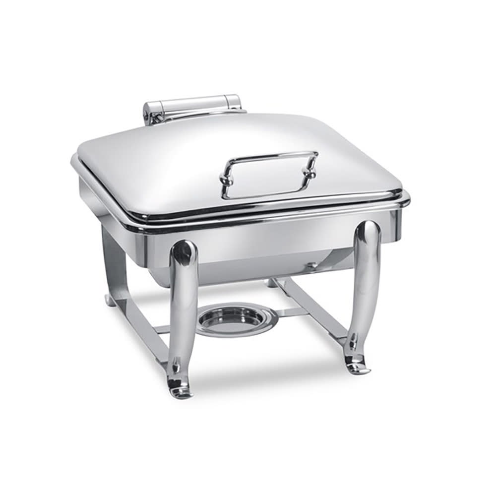 Eastern Tabletop 3914S 6 qt Square Induction Chafer w/ Hinged Lid, Stainless Steel