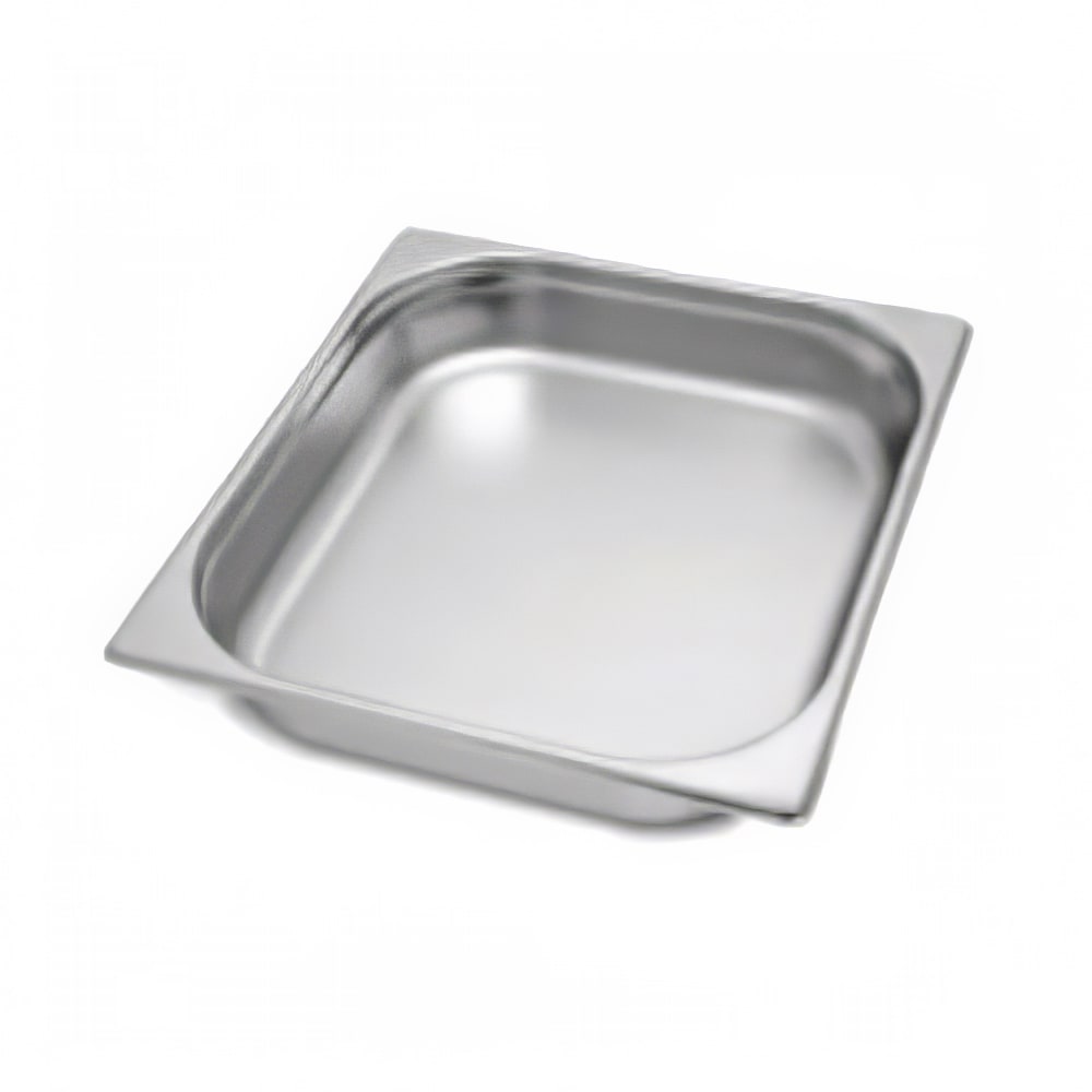 Eastern Tabletop 3202FP 4 qt Square Chafer Food Pan, Stainless Steel