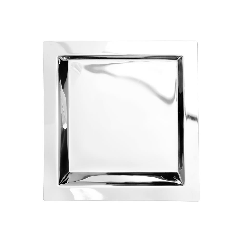 Eastern Tabletop 5413 13" Square Brooklyn Collection Tray, Stainless Steel