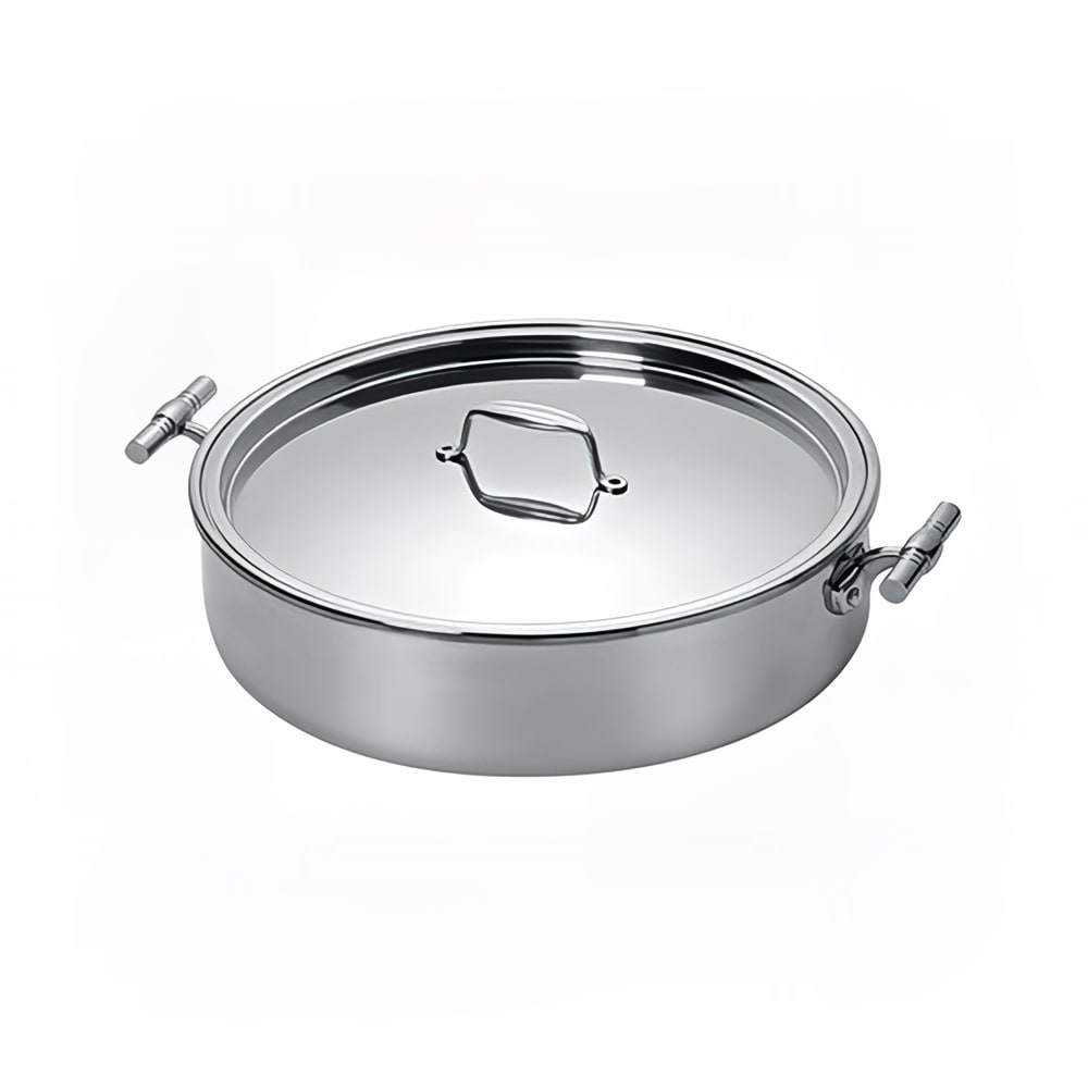 969-5924 4 qt Round Induction Chafing Dish w/ Lift Off Lid, Stainless Steel