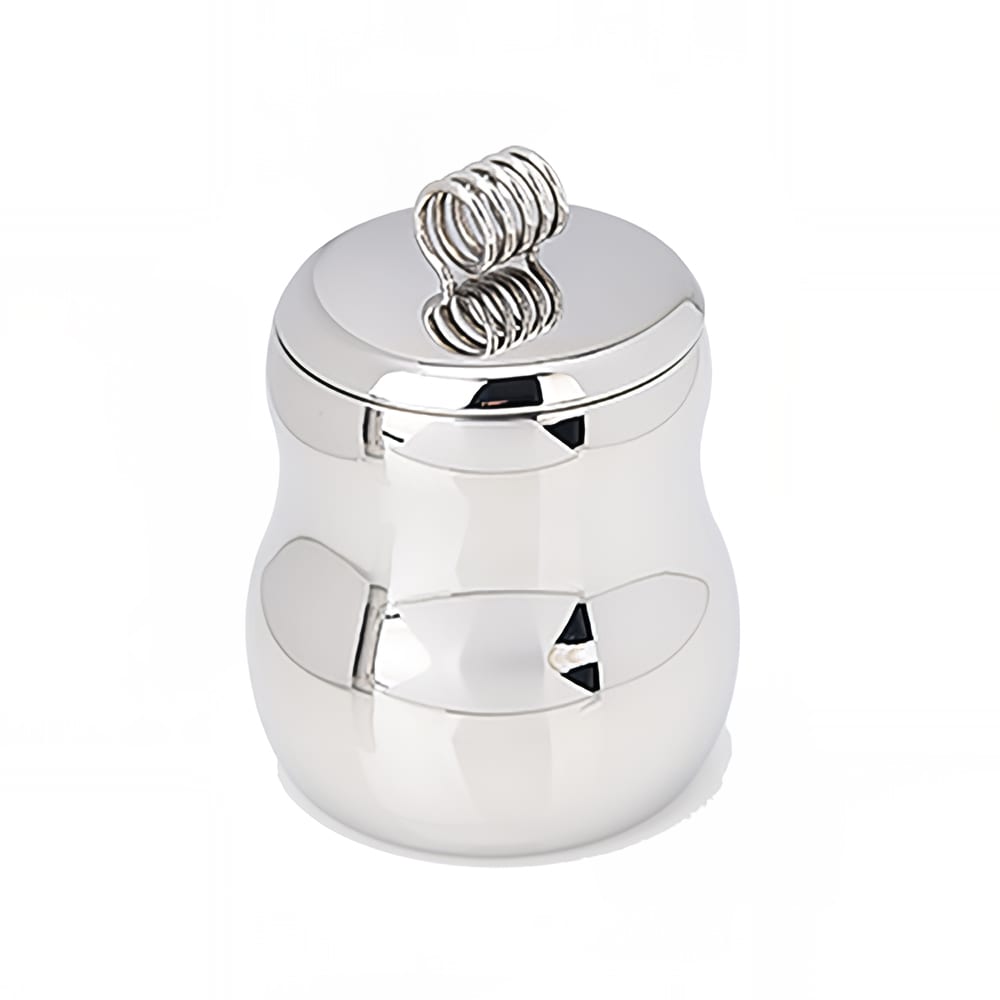 969-7331 10 oz Round Ballerina Sugar Bowl, Stainless Steel