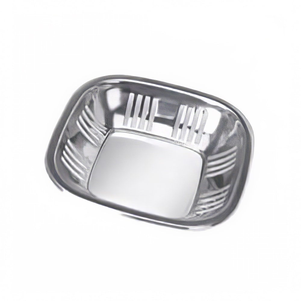 969-9340 8" Square Bread Basket - Stainless Steel