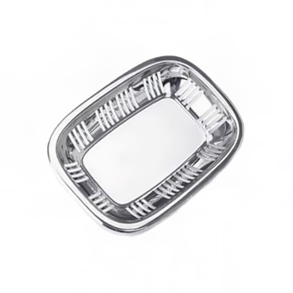969-9341 Rectangular Bread Tray - 11 1/2" x 8", Stainless, Mirror Finish
