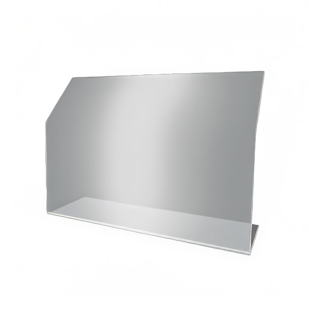 969-8585AC316 Tabletop Partition Shield - 24"W x 24"H, Polycarbonate, Clear